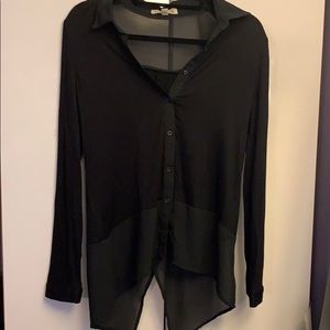 Cotton and silk blouse